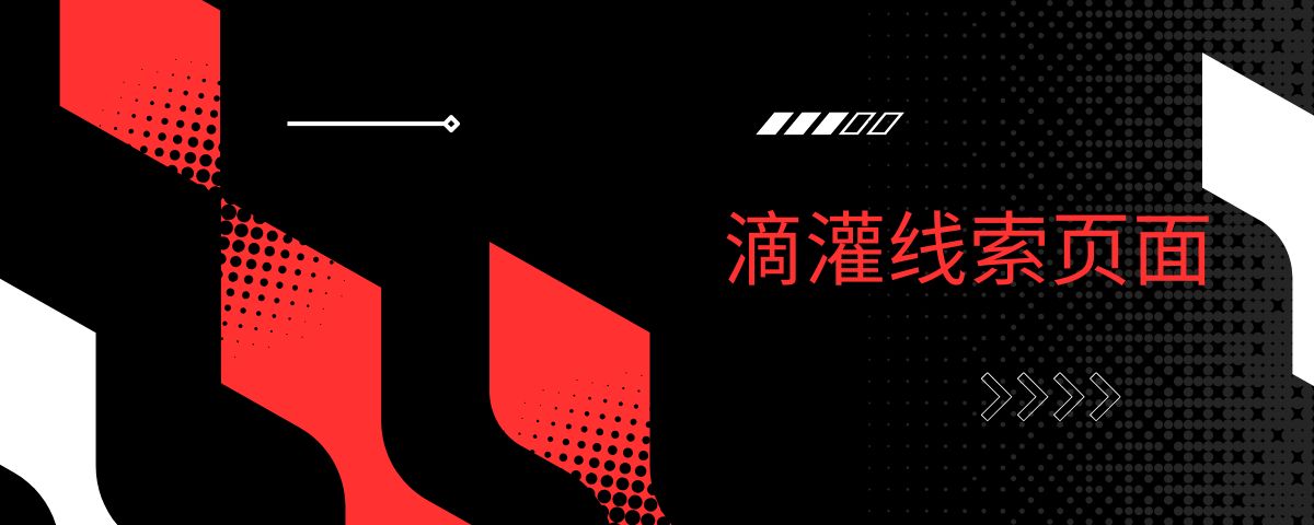 滴灌线索页面